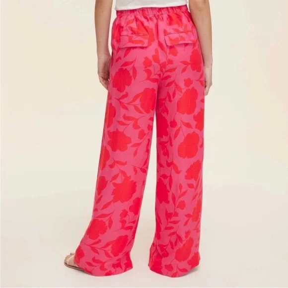 Kate Spade x Target Classic Rose High-Rise Linen Trousers NWT - Picture 2 of 7